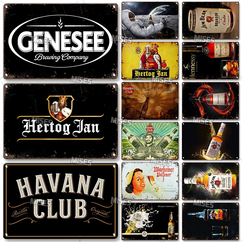 

Металлический знак ржавчины модели пива, металлический жестяной знак, Ностальгический металлический налет для бара, студии, кафе, промышленный Декор