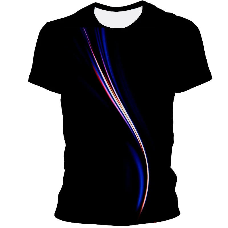 

2022 3d Printed T-shirt Geometric Abstract Graphics Clothing Harajuku Mens Mens T-shirts Crew Neck