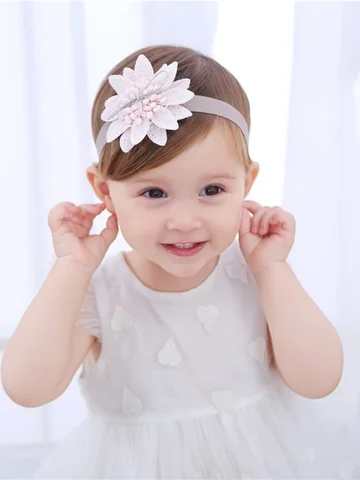Детская повязка на голову с цветочным узором для девочек, бантики, повязки для волос для маленьких девочек, детские повязки на голову, тюрбан, повязка на голову для новорожденных, детские аксессуары для волос