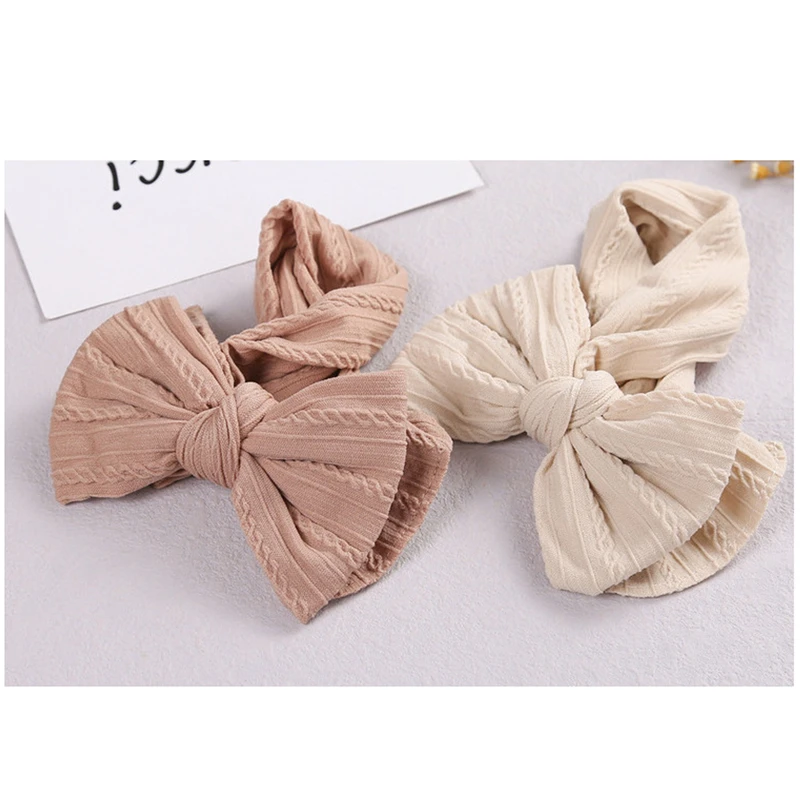 

5Pcs Baby Headband Cable Knit Headbands For Children Elastic Hair Bands Girl Accessories Infant Headwrap Soft Turban Newborn