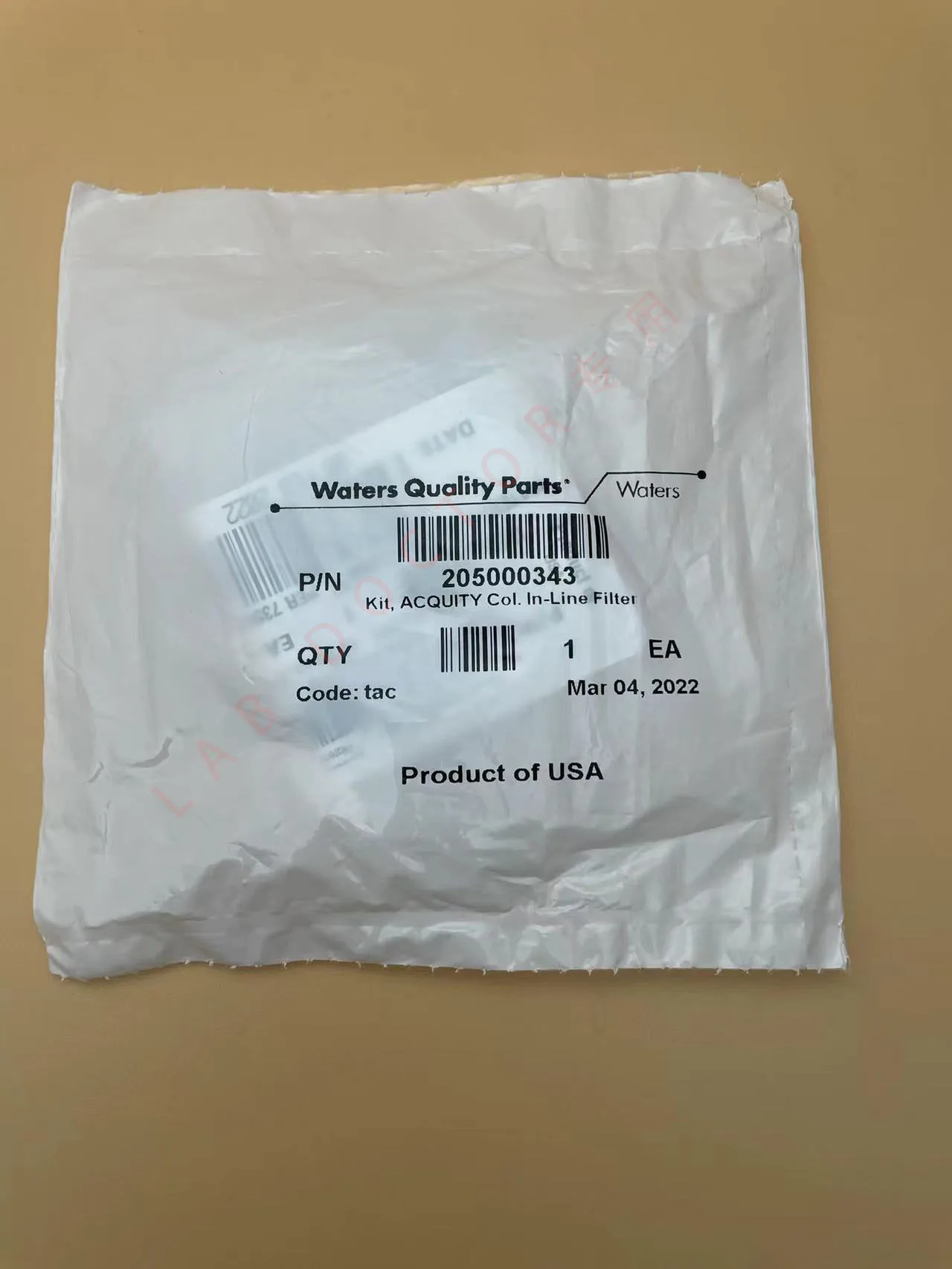 Фото Waters original new UPLC online filter 205000343, включая рукав для карты и 5 ситовых пластин №2