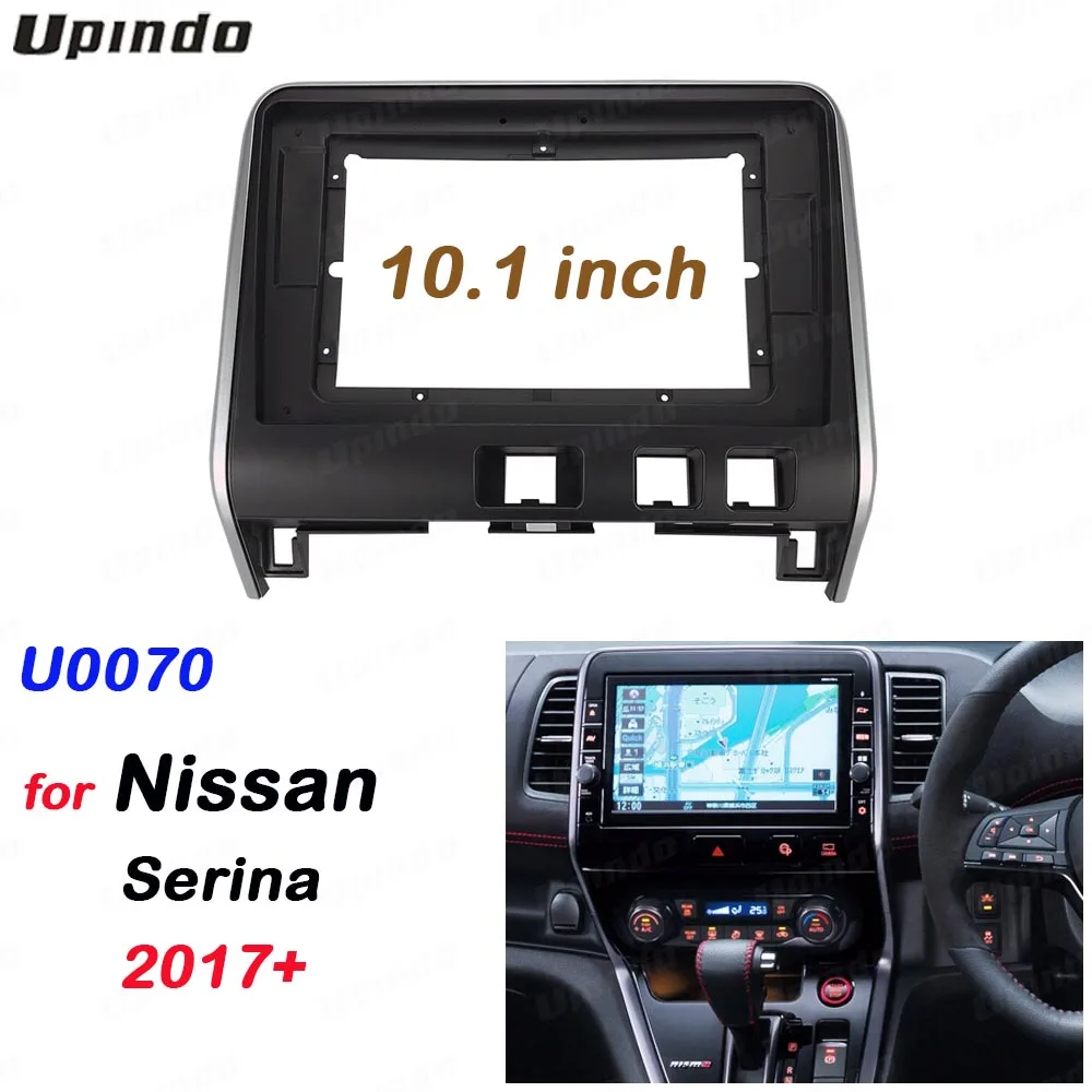 2 Din 10 1 дюймовый автомобильный радиоприемник рамка для установки DVD GPS Mp5 ABS PC