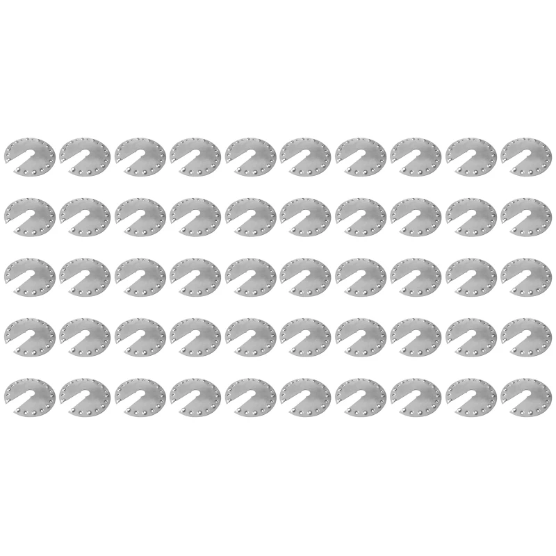 

50Pcs Solar Panel Mounting PV Grounding Clip Washer Spacer Lightweight Stainless Steel Corrosion-Free Construction 2022 New
