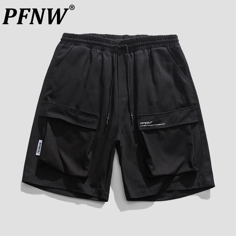 

PFNW Spring Summer New Men's Casual Versatile Workwear Pants Baggy Fashion Niche Vintage Breathable Fashion Sport Shorts 28A1867