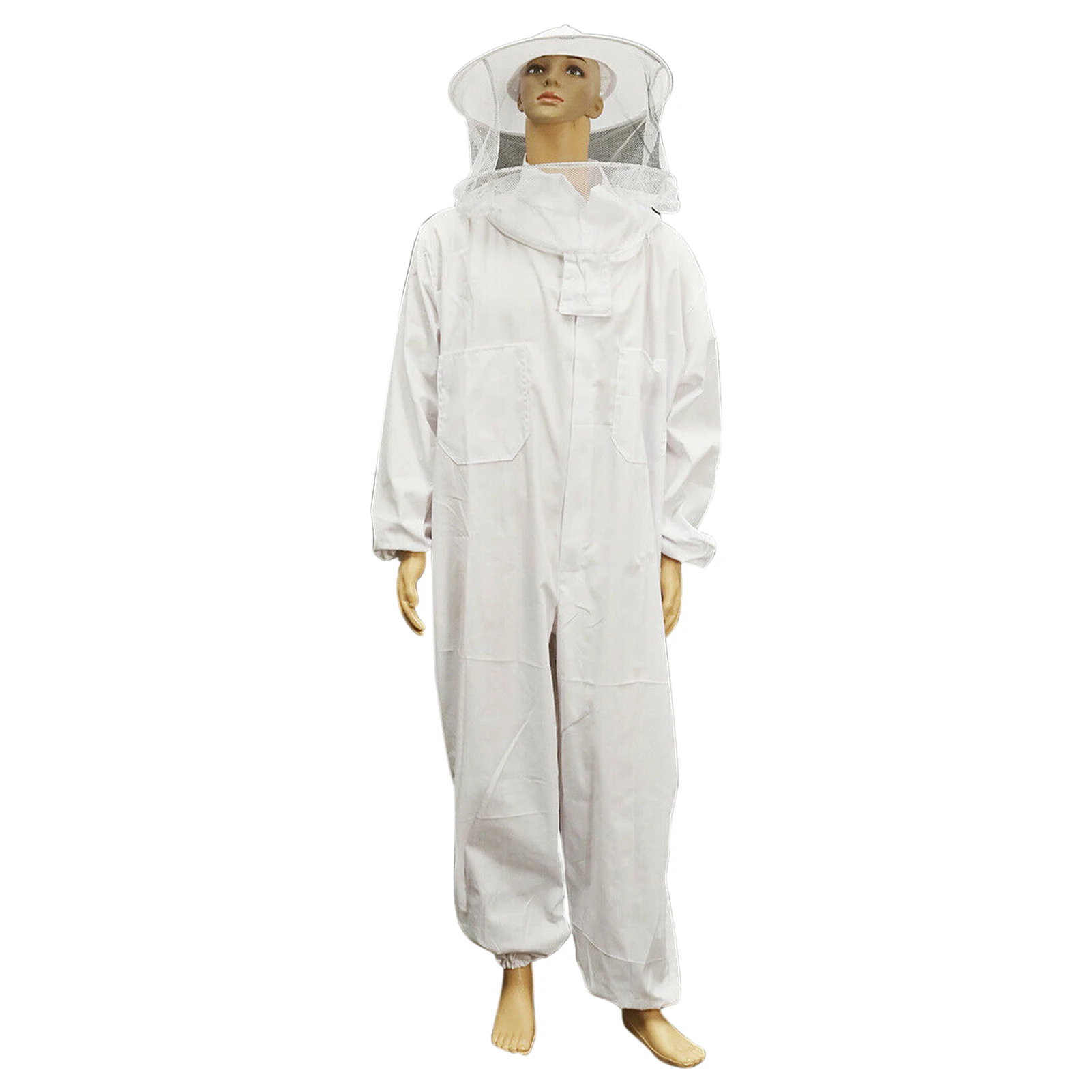 

Полноразмерная защитная одежда, шапка против пчел, наряд, домашний пчеловодный костюм, профессиональный защитный костюм на молнии с вуалью ...