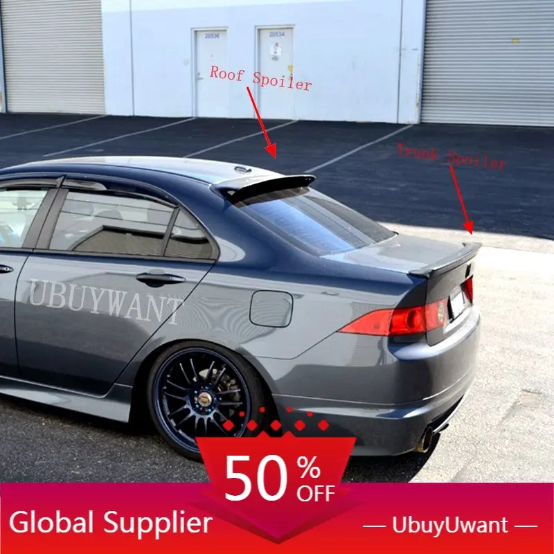 

For Honda Accord CL7 CL9 Spoiler Rear Window Visor 4Door 2004-2008 Roof Spoiler