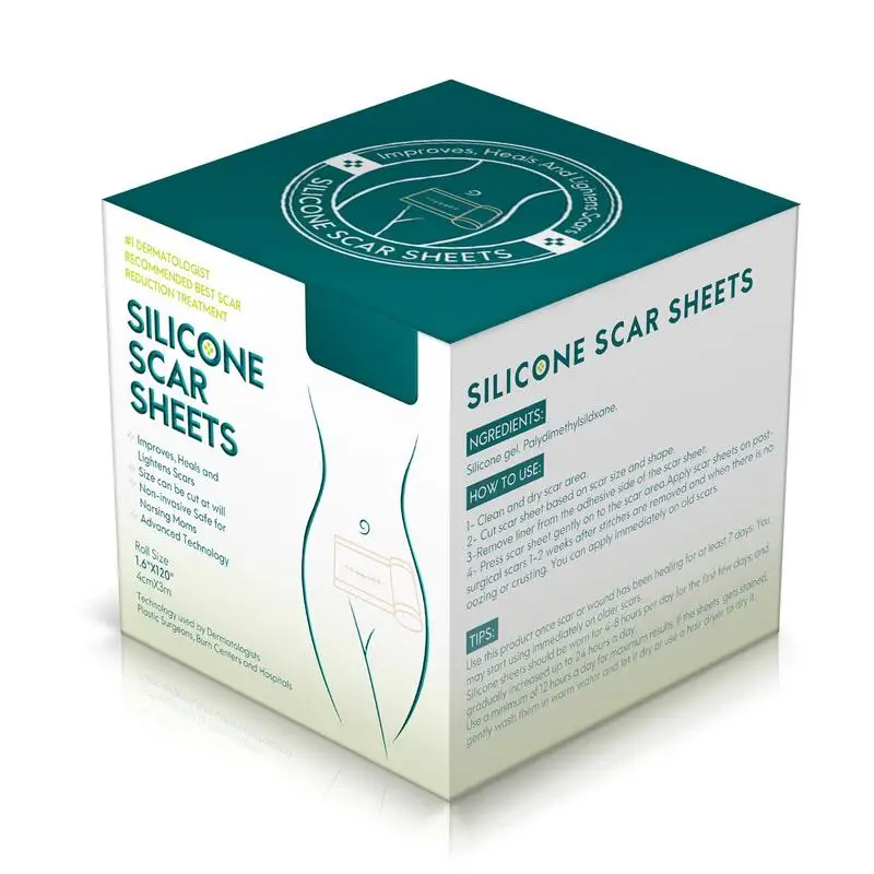 

Silicone Scar Tape Skin Tone Silicone Gel Patch Bandage Invisible Artificial Skin Patch Soft Silicone Tape For Scars Wound