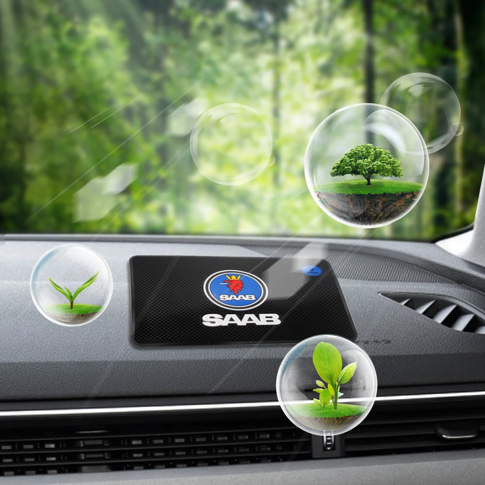 

Car Non-slip Mat Dashboard Sticky Pad Holder Auto Accessories For Phone Protective for Saab Scania Emblem 94X 92X 93X 9X TurboX