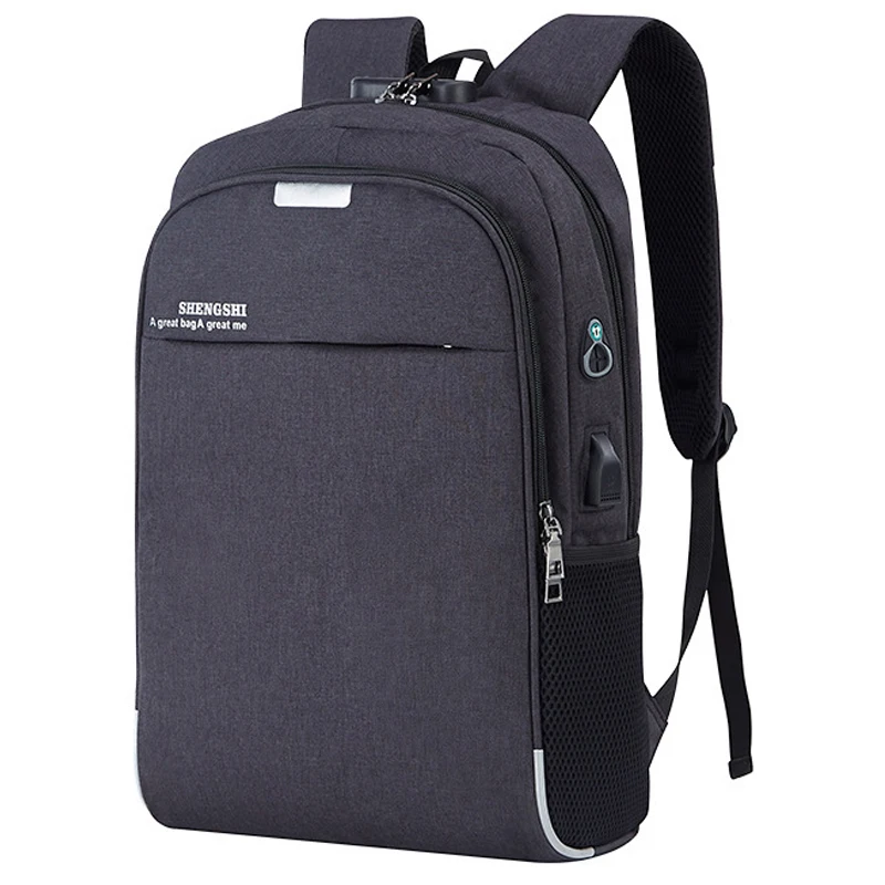 Мужской USB Противоугонный Большой Вместительный повседневный рюкзак для