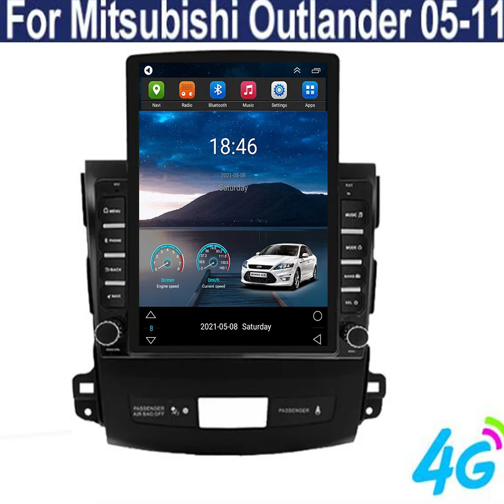 

Android 12 Carplay For Tesla Vertical Car Radio Video Player GPS For Mitsubishi Outlander xl 2 2005-2011 For Citroen C-Crosser