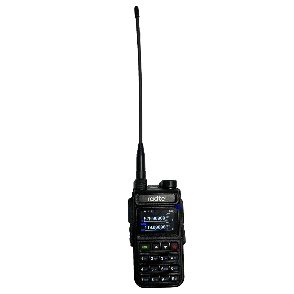 Радиолюбительская рация Radtel RT-890 NOAA, двухсторонняя радиостанция для любителей, 6 диапазонов, 999CH, с цветным сканером диапазона AM Air