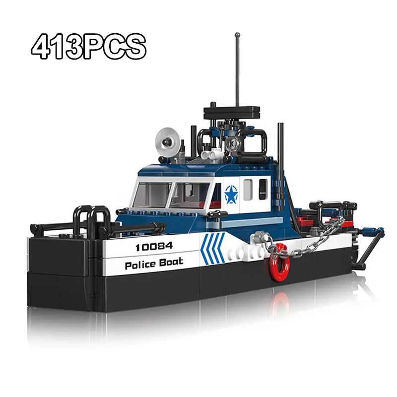 Mold King 10080 10081 10082 строительный блок спасательная лодка пожарная рыболовная модель