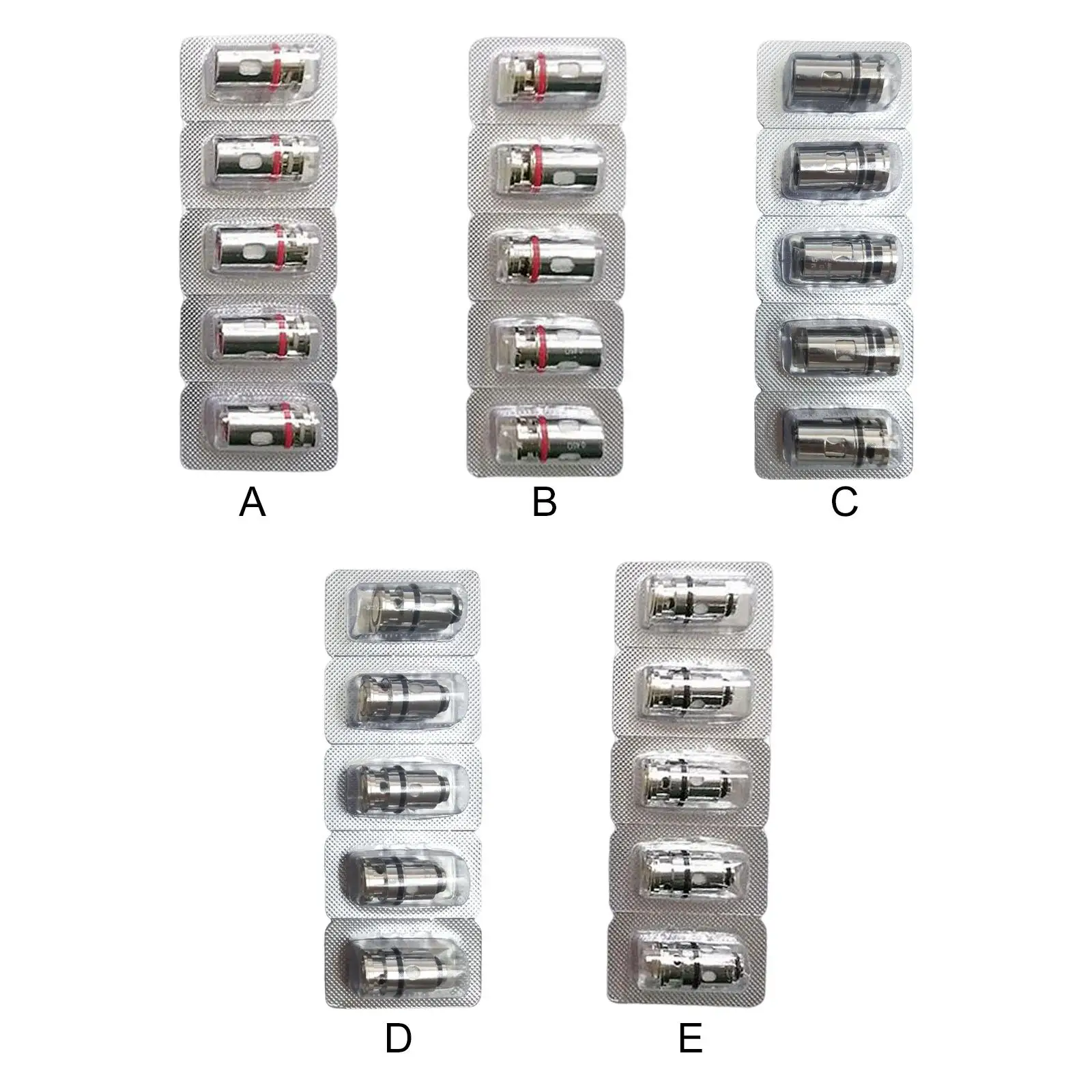 

5 шт., пружинная головка из нержавеющей стали