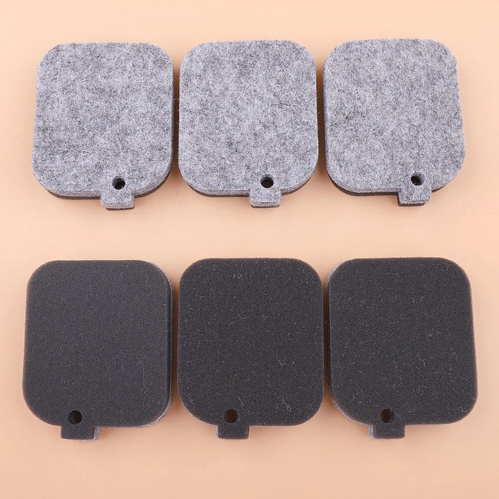 

6pcs Air Filter 4229 120 1800 For STIHL Bg45 Bg46 Bg55 Bg65 Bg85 Br45c Sh55 Sh85 Home Garden Power Tool Replacement Parts