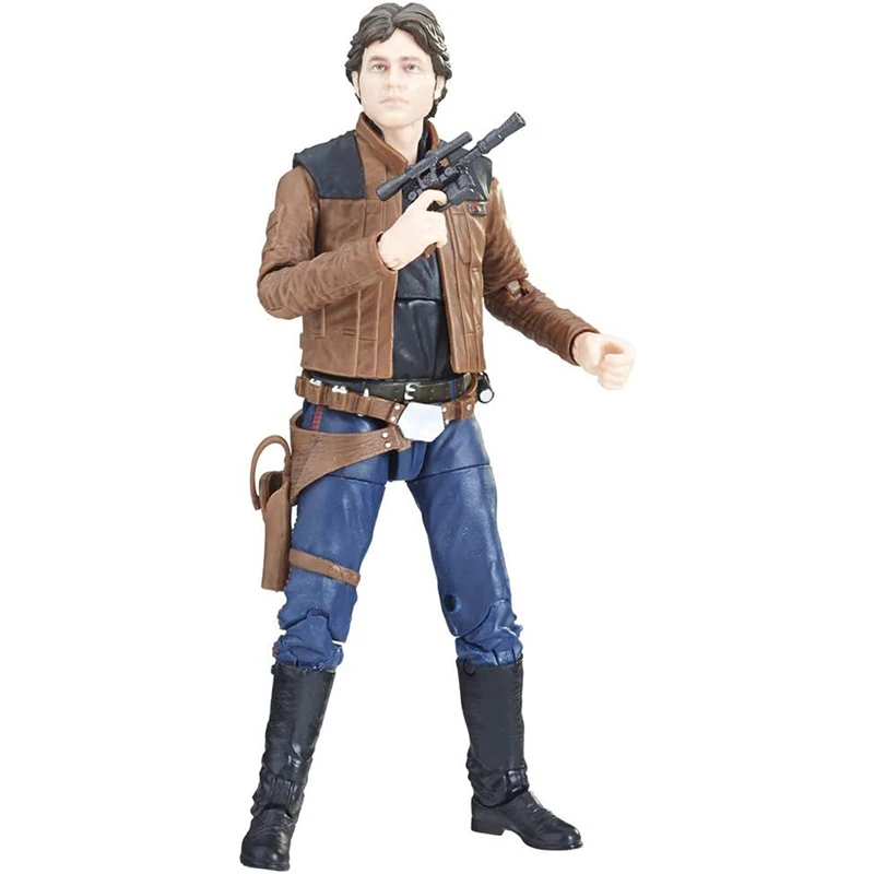 Фото В наличии Hasbro Звездные войны, черная серия, Han Solo, Молодежная экшн-фигурка, Коллекционная модель фильма, игрушки, подарки для фанатов №2