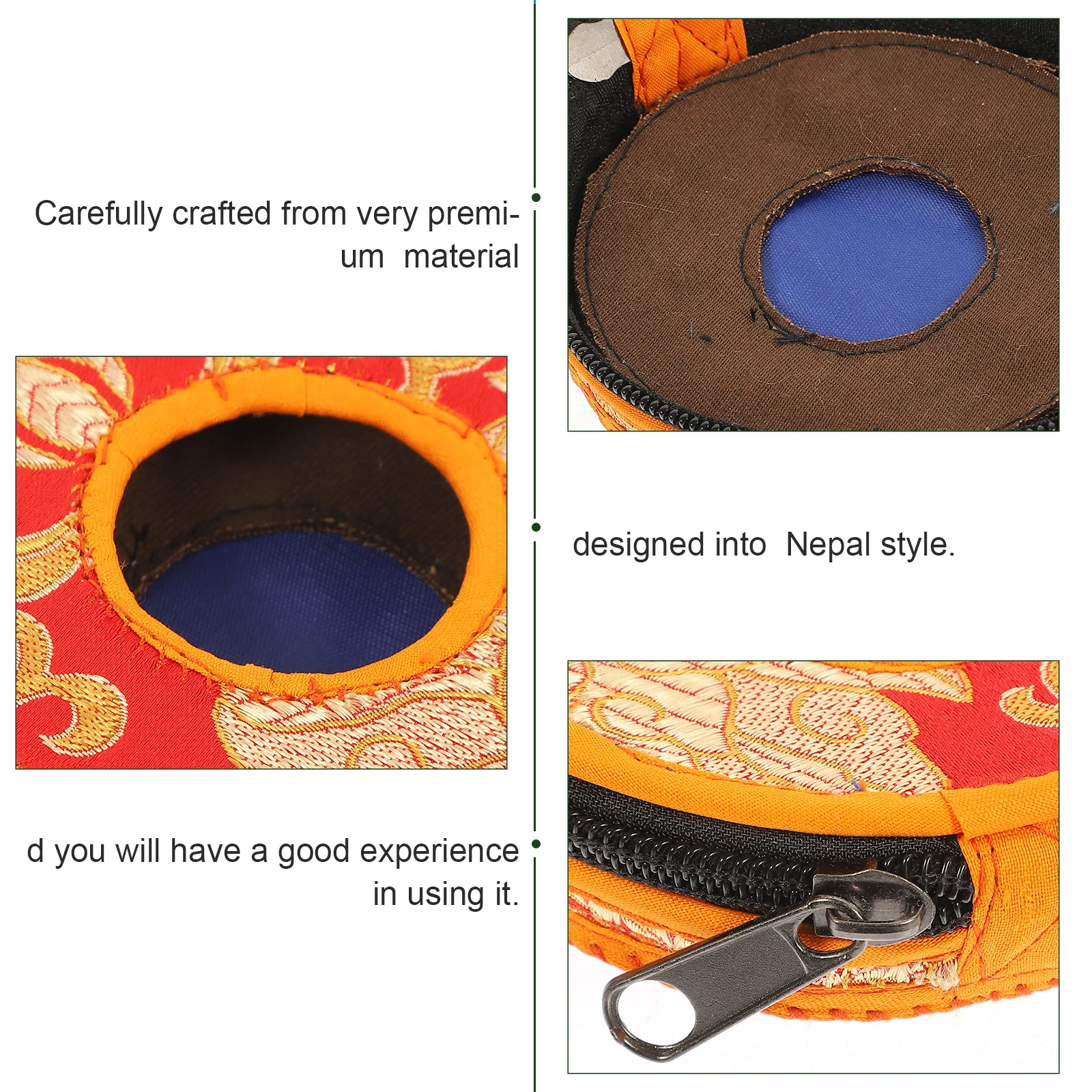 Набор колец-колокольчиков храмовая сумка ручной контейнер для медитации