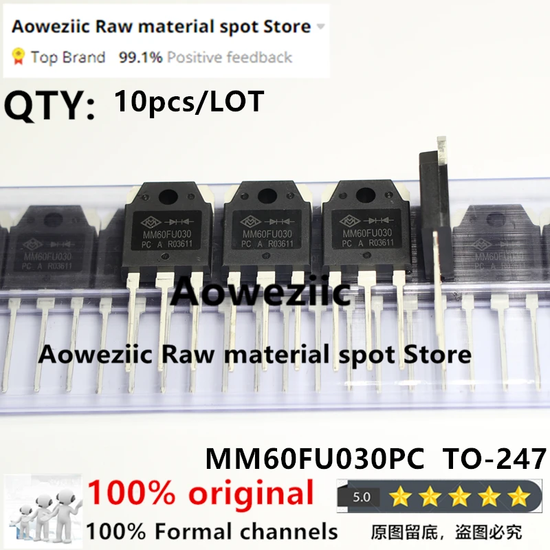 Aoweziic 2018 + 100 новый импортный оригинальный MM60FU030PC MM60FU030 TO-247 Диод Быстрого Восстановления 60A 300V