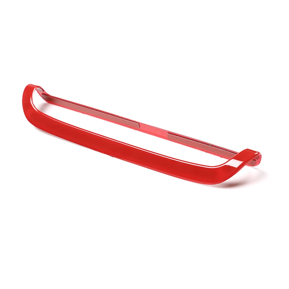 

Sticker Car Interior Decoration Trim Door Lock Switch Decorative Frame ABS High Quality Interior Red Sticker Trim