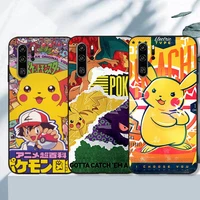 pokemon pikachu bandai phone cases for huawei honor p30 p40 pro p30 pro honor 8x v9 10i 10x lite 9a 9 10 lite back cover
