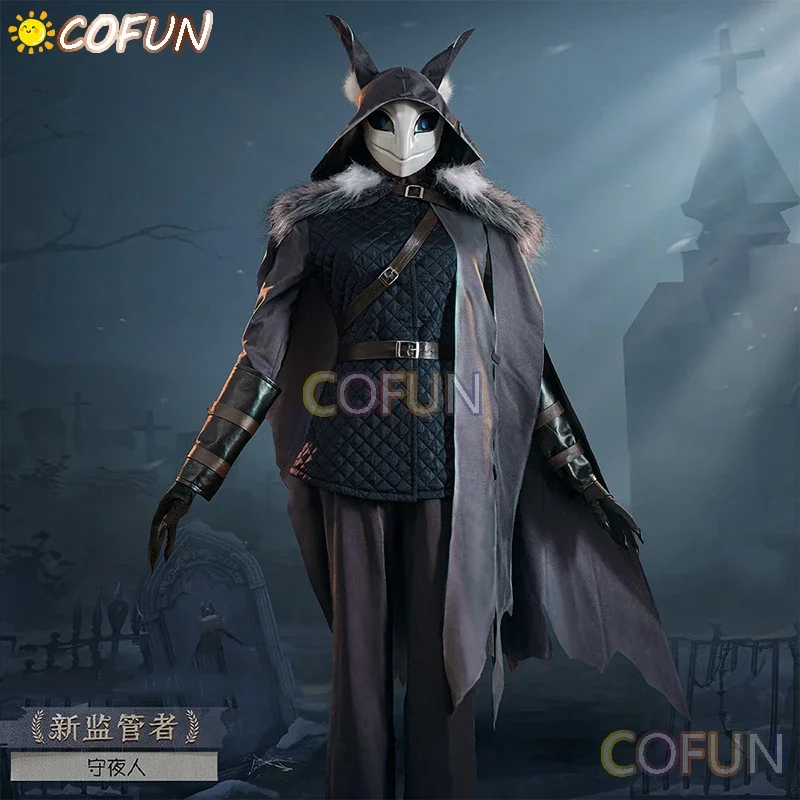 COFUN Game Identity V Ithaqua Косплей Костюм Модный Игровой Красивая Униформа Плащ Хэллоуин