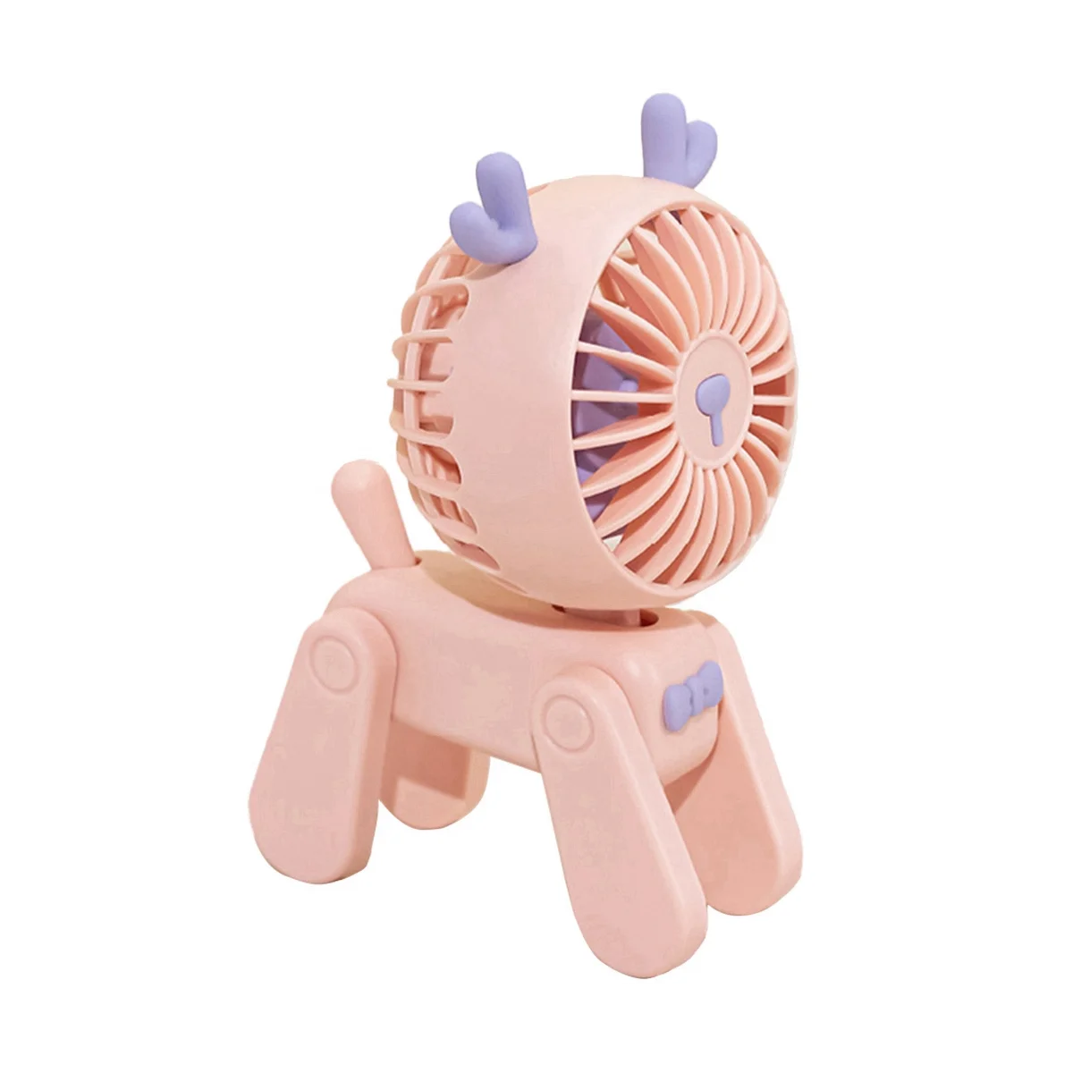 

Маленький настольный вентилятор, стабильный стоячий настольный мини-вентилятор для взрослых и детей, для путешествий (розовый)