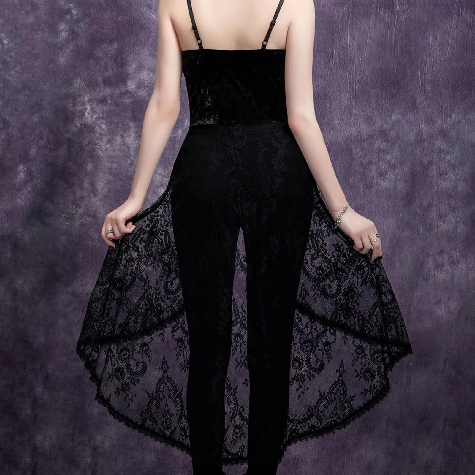 

New Goth Women Boho Retro See-through Bodycon Backless Drawstring Dress Elastic High Waist Party Summer Beach Party Wear Y2K