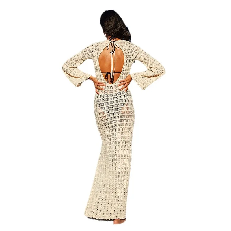 Женская Пляжная накидка парео летнее платье женская одежда наряды бикини 2024