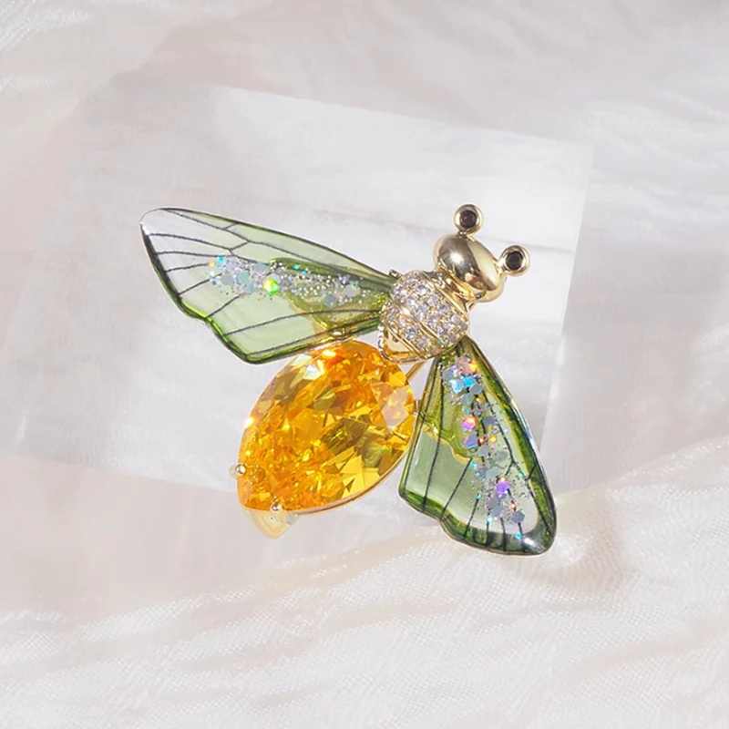 Универсальные булавки с изображением животных насекомых супер блестящая брошь в