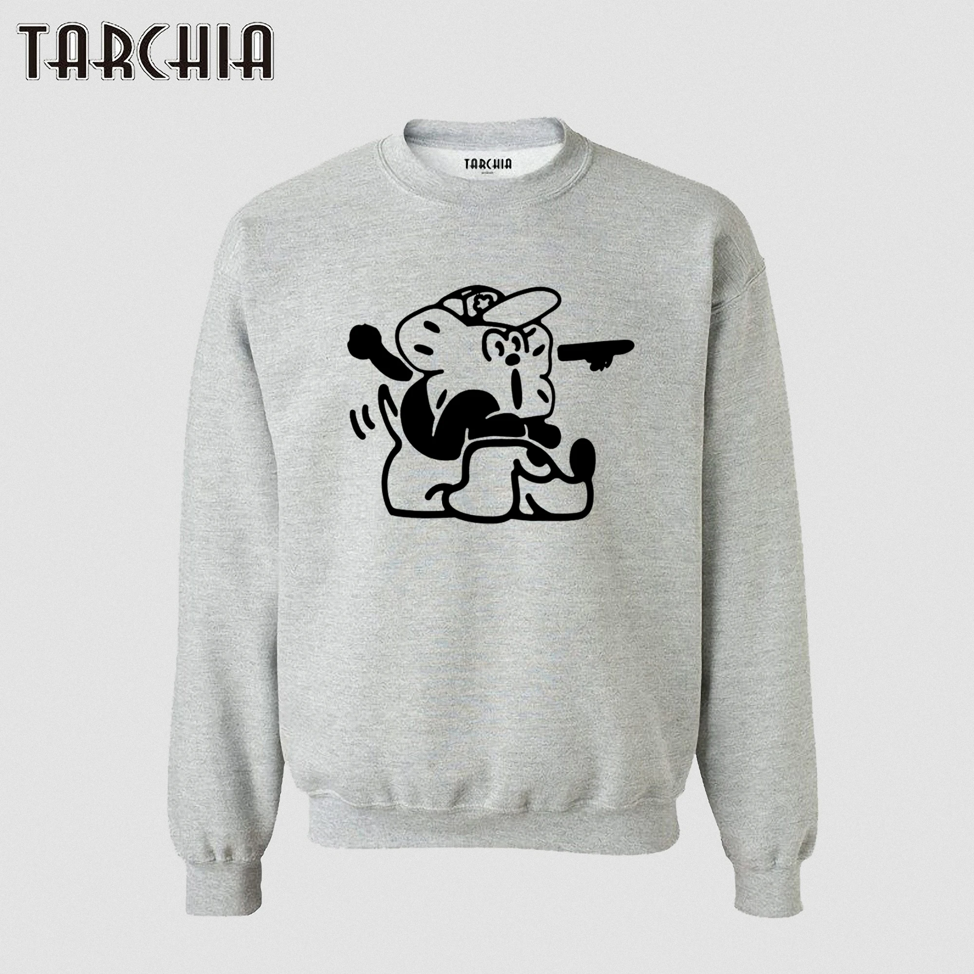 

TARCHIA 2023 Summer New Autumn Outerwear Sportwear Hoodies Cat Printed Pullover Hoodies Mens Long Sleeve Casual Sweatshirts