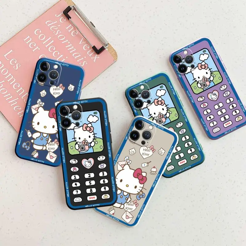 

Hello Kitty Like Camera Shell Phone Cases For Apple iPhone 14 Pro Max 12 11 13 8 6 XR 7 Plus 6S Mini X XS 5 12mini 13mini