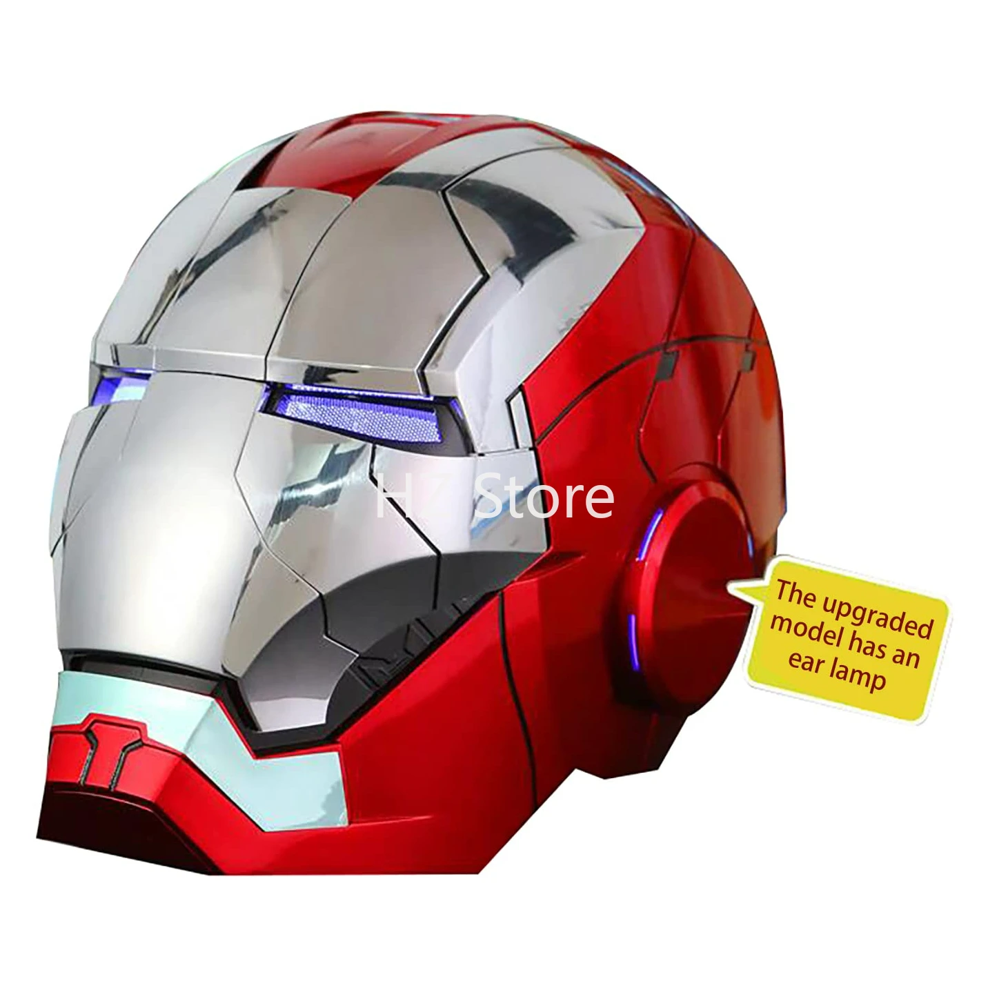 

Marvel MK5 Железный человек Шлем электронный открытый/закрытый 1: 1 железный человек носимый английский Голосовое управление Хэллоуин косплей шлемы реквизит