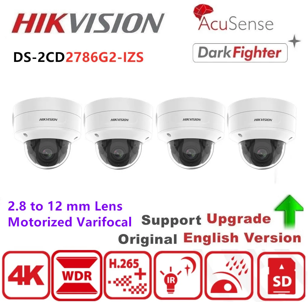 

Hikvision 8MP PoE IP Camera 4K Video CCTV Security Surveillance AcuSense Motorized VF Lens DS-2CD2786G2-IZS IP67 H.265+