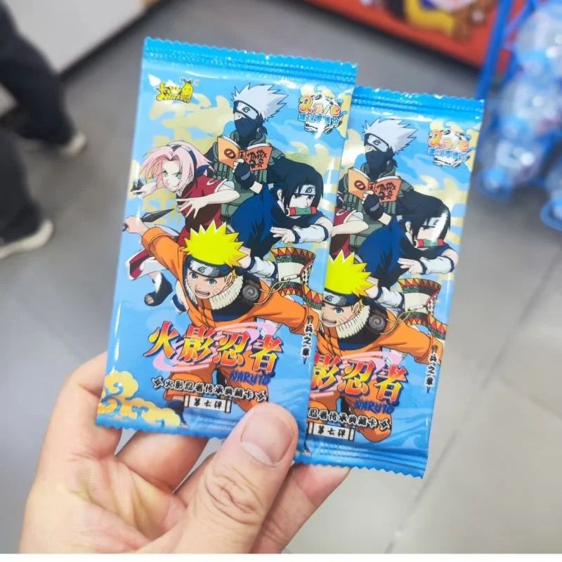 Оригинальный набор карточек KAYOU Naruto: Бустер-паки серии Bing Chapter 7 и Zhen Chapter 7, коллекционные флеш-карты Саске и Наруто, игрушка-подарок (art.: 3920dcc2af00f) - 3920dcc2af00f