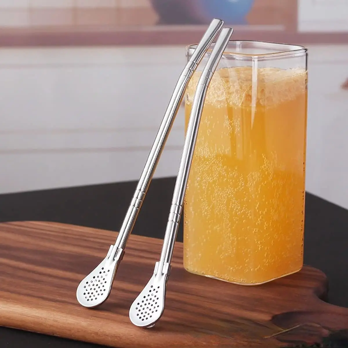 Съемная Питьевая соломинка Yerba Mate тыква фильтровальная ложка многоразовая