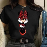 kawaii disney cartoon minnie mouse print t shirt women funny mouse graphic tees 90s ladies tops anime harajuku female t shirt