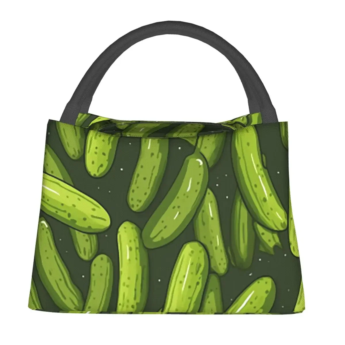 Сумки для обеда с узором Gherkin изолированная коробка бенто герметичная сумка