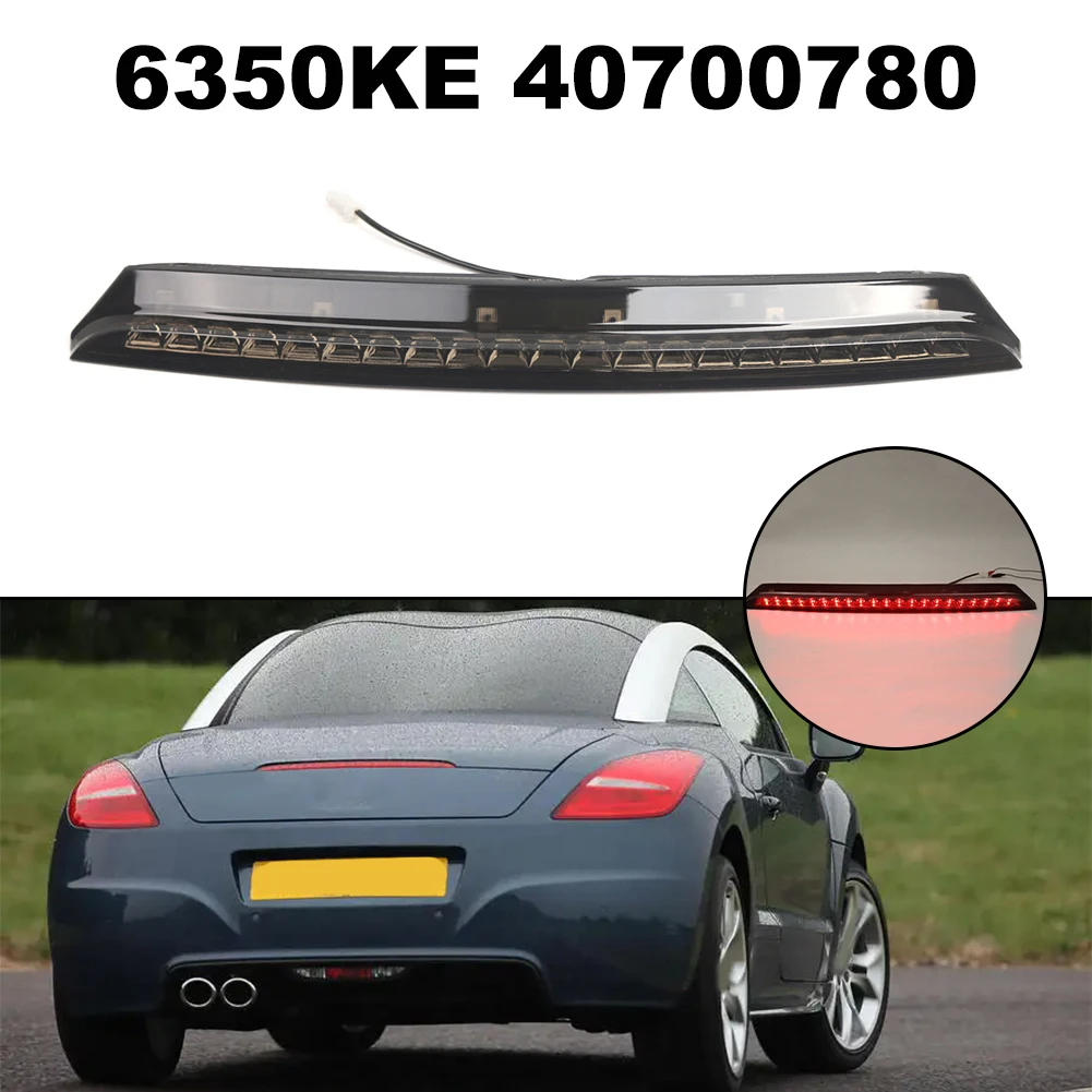 

6350KE 40700780 Третий стоп-сигнал высокого уровня стоп-сигнал для RCZ 2010-2015, красный, черный автомобильный задний стоп-сигнал, запасные части