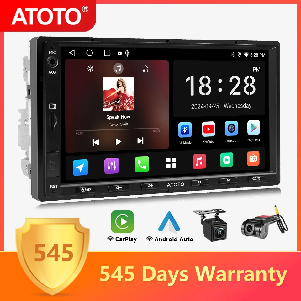 ATOTO A5L Android Double 2 Din Автомобильная стереосистема 7-дюймовый автомобильный