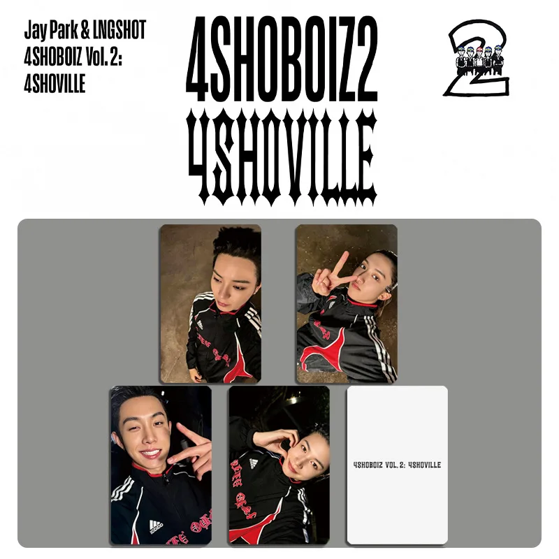 Набор из 4 шт. Kpop LNGSHOT 4SHOBOIZ Vol.2 4SHOVILLE: коллекционные карточки-открытки, фотокарточки (Квон Охёль, Ким Рёль, Джунвуджин, Луис) (art.: 3920dae53c72a) - 3920dae53c72a