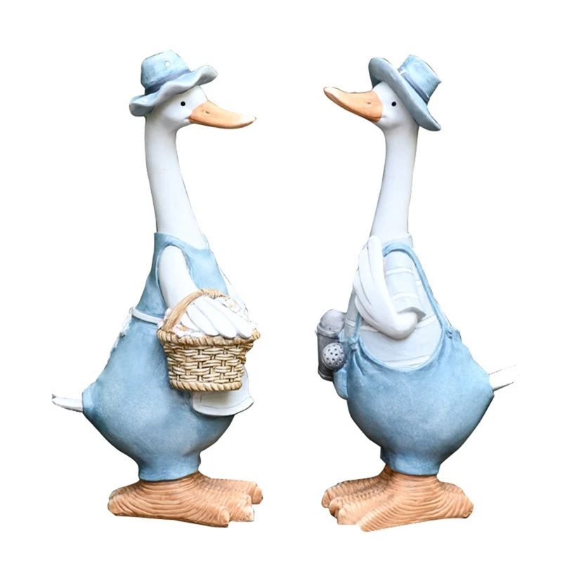 

Craft Figurines Duck Decorate Family Member Courtyard Ornaments Decorate Animal Sculptures Decorate Modern Home Decor A