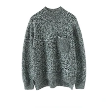 Loose-fitting 100% Cashmere Winter Warm Sweater Women New Designer Latest Fashion for Women 2022 Clothes Pullover 