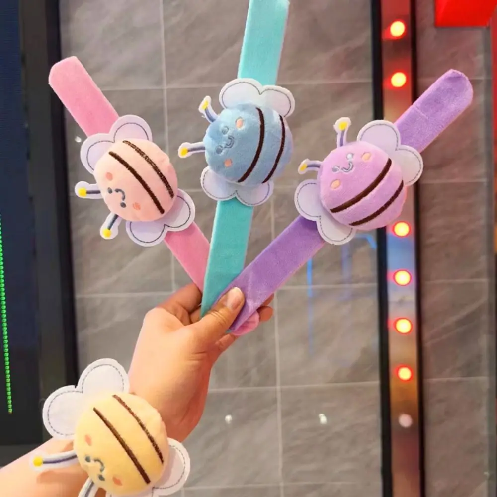 PP Хлопковые браслеты в виде пчелы с кругом ладоши кольцо на руку мягкие