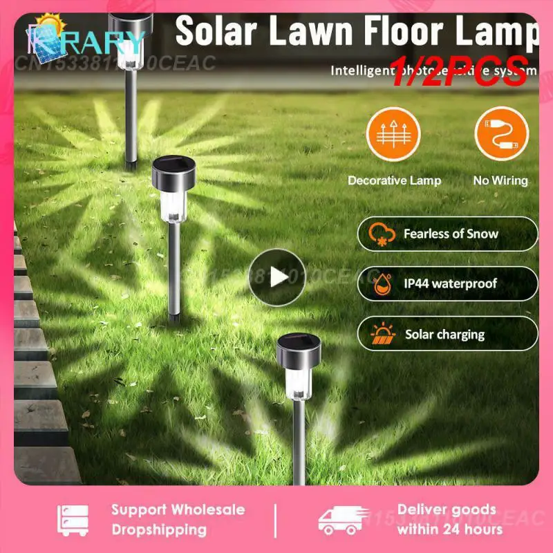 

1/2 шт. 12 шт., солнечные светильники для сада