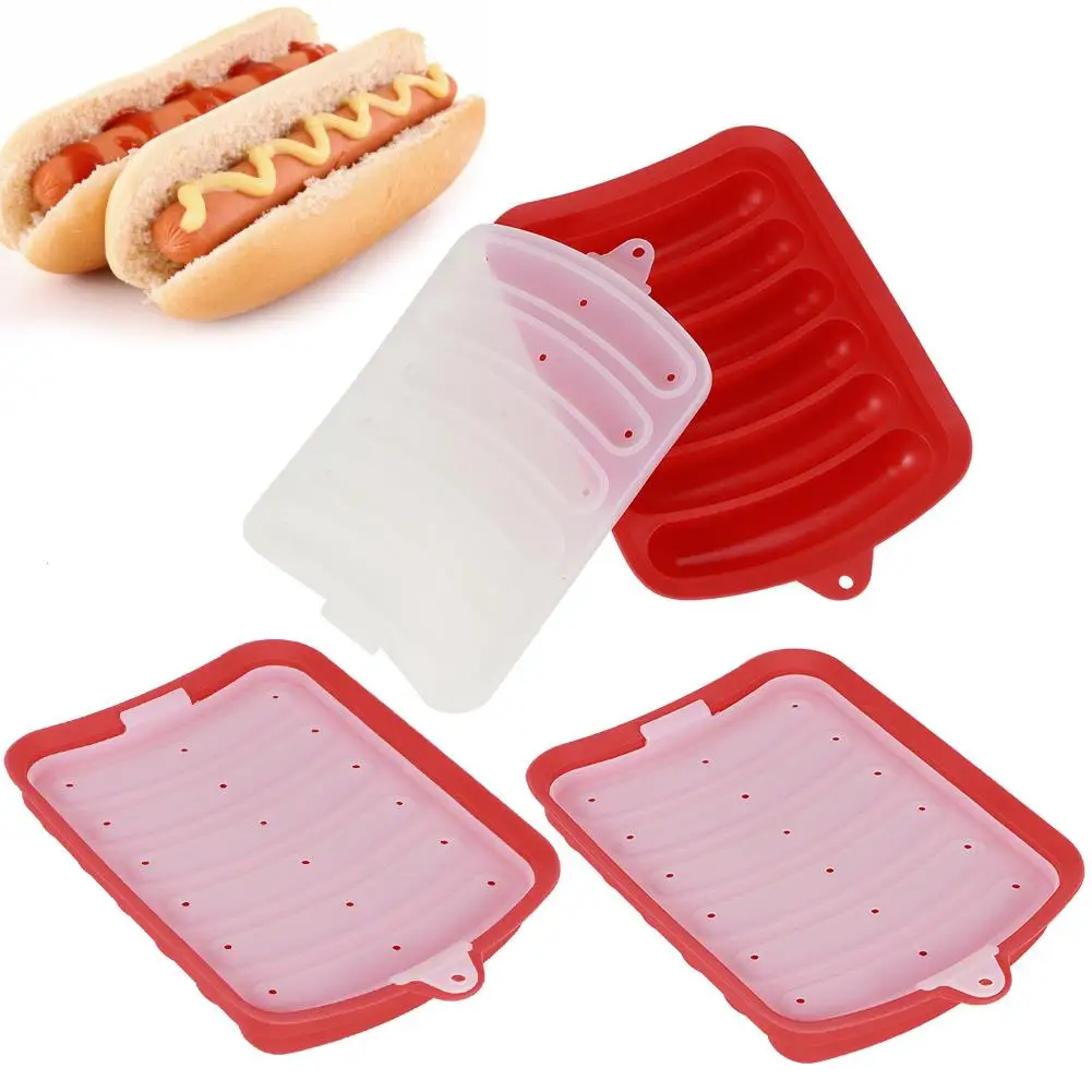 Силиконовая форма для колбас-форма хот-догов которую можно мыть в посудомоечной