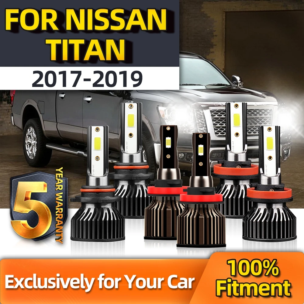 

Crossfox 20000LM 12V Car CSP 9005 H11 H11 Combo Bright CSP Lamps Kit High Low Beam Fog Lamps For NISSAN TITAN 2017 2018 2019