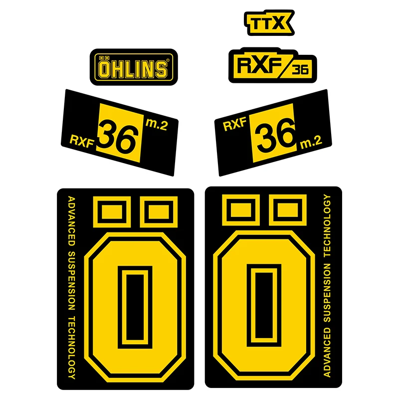 

RXF36 M.2 M2 наклейка на переднюю вилку горный велосипед MTB Графический набор виниловых наклеек на велосипед