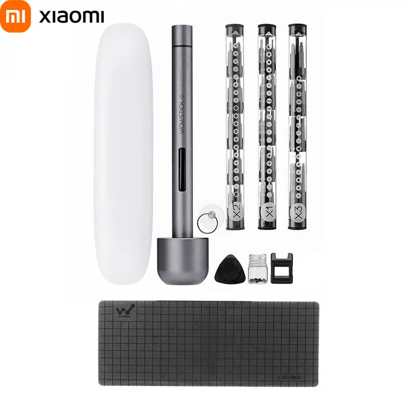 

Миниатюрная электрическая отвертка XIAOMI Wowstick 1F + 1F Pro, Аккумуляторная Литиевая отвертка со светодиодной подсветкой