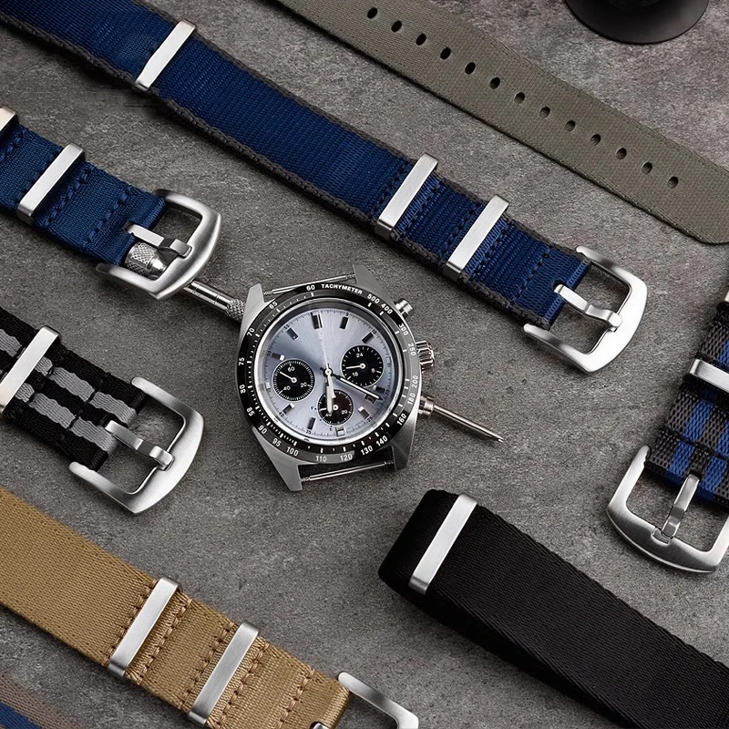 Нейлоновый холщовый ремешок для часов Rolex Tudor Omega 20 мм 22 черный зеленый хаки