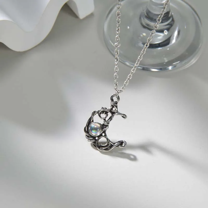 Женское ожерелье с подвеской в виде сердца и радуги золотистого цвета - купить по