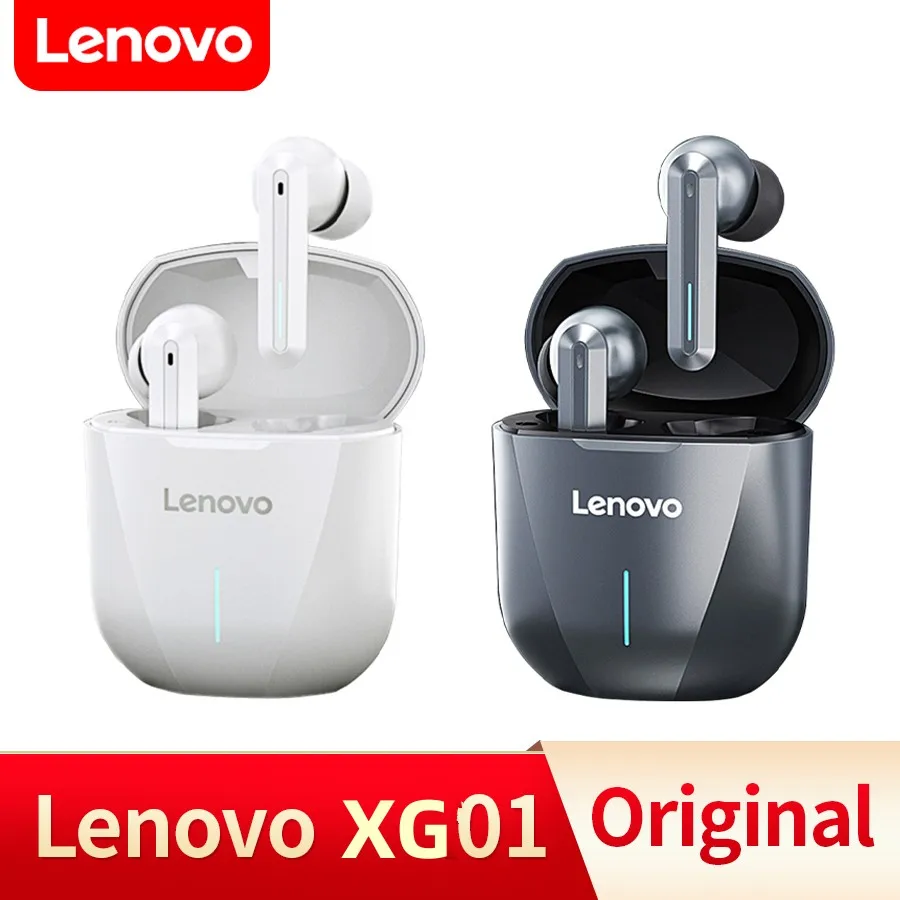 Original Lenovo XG01 Wireless Earphone Low Latency TWS Gaming Fone Bluetooth Headphones Mic Earbuds IPX5 Waterproof Headset Mic